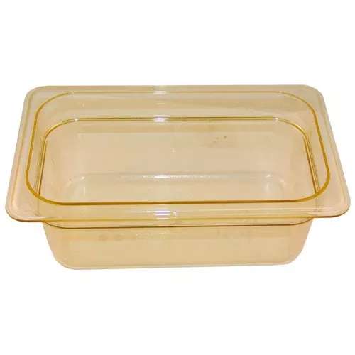 1/4 Size Food Pan Amber High Heat 44HP772 for Cambro CAM44HP-772