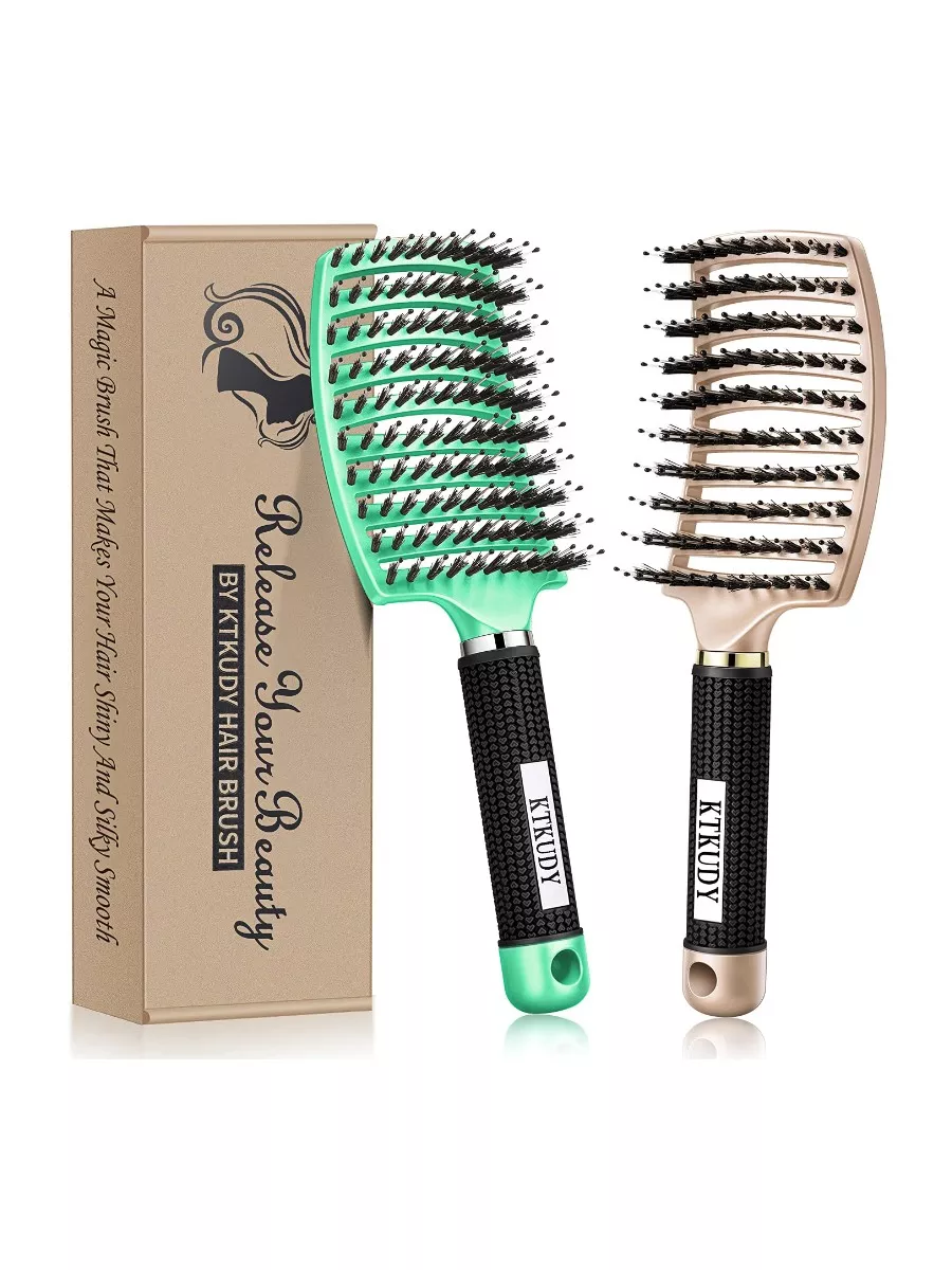 2 Pack Detangling Brushes for Wet & Dry Hair
