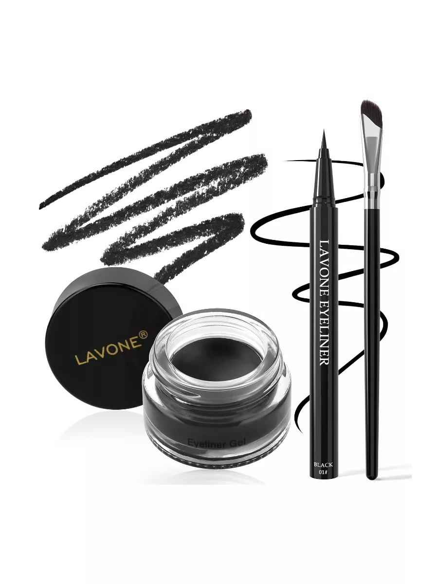 3-in-1 Waterproof Gel Eyeliner Kit