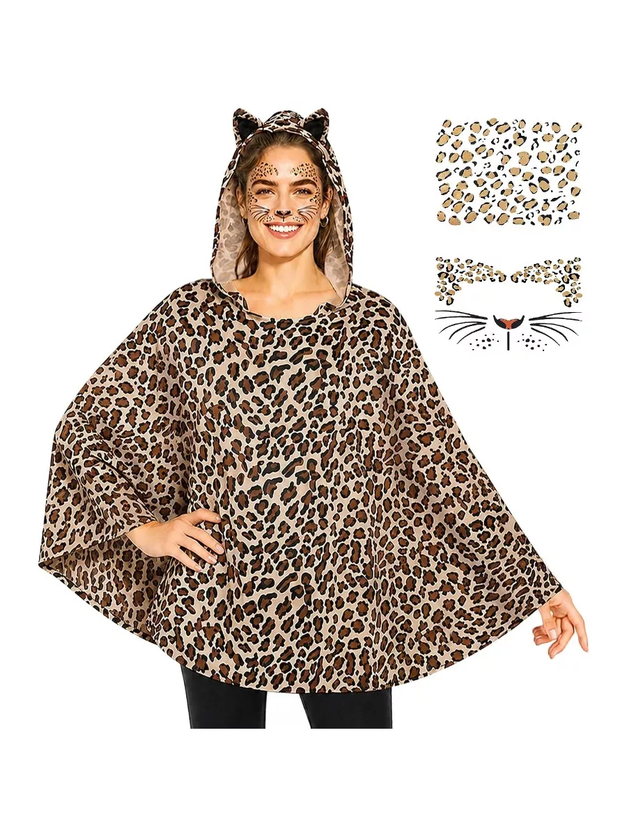 3 PCS Leopard Costume for Women