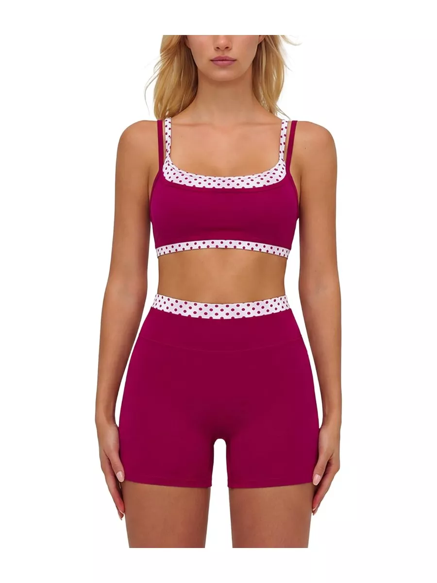 ABOCIW Women's Workout Top & Bottom Set