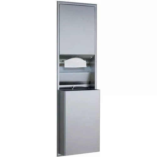 Conv Paper Towel Recessed for Bobrick -TOWELWTRASH