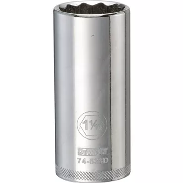 DeWalt DWMT74538OSP | 1/2 in Drive Polished Chrome Standard Socket