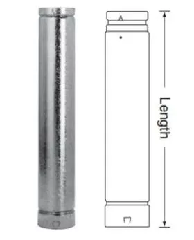DuraVent 5BV60 Ventilation Pipe 6 Inch Diameter
