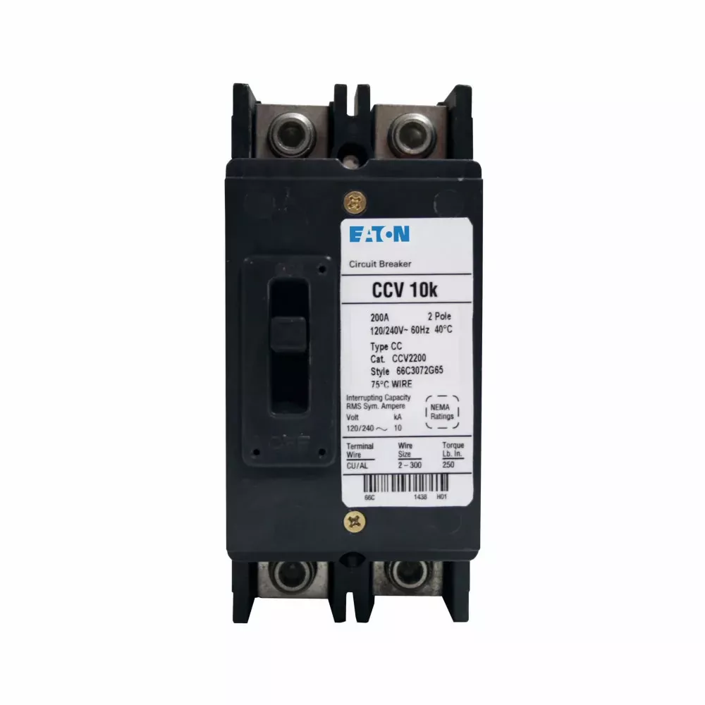 Eaton CCV2150 CCV Breaker 150A/2 Pole