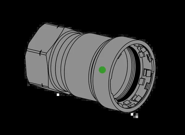 EverFlow MPFA2015 Reducing Fem Titanpress Adapter