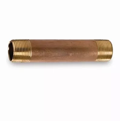 Everflow NPBR1412 1/4 x 12 Brass Nipple
