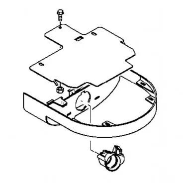 GE WR17X26726 Housing Lamp Asm Power