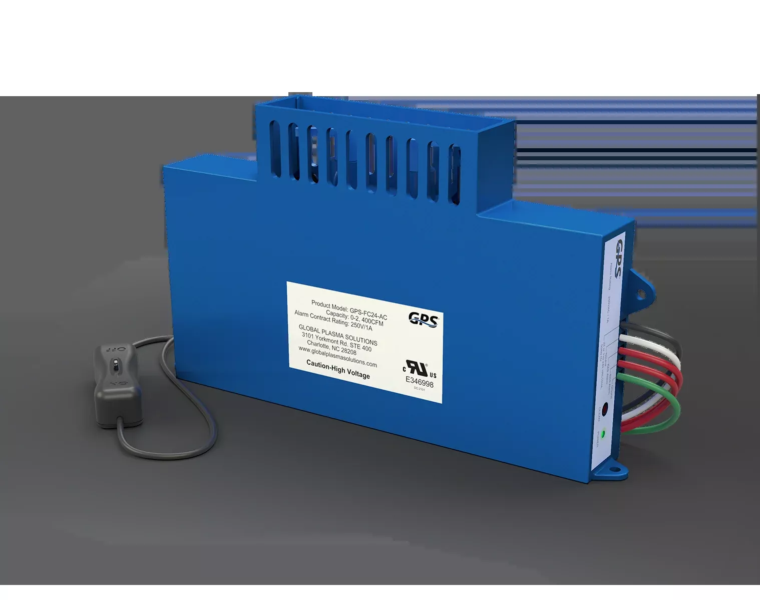 GLOBAL PLASMA SOLUTIONS GPS-FC24-AC Auto-Cleaning Ionization System