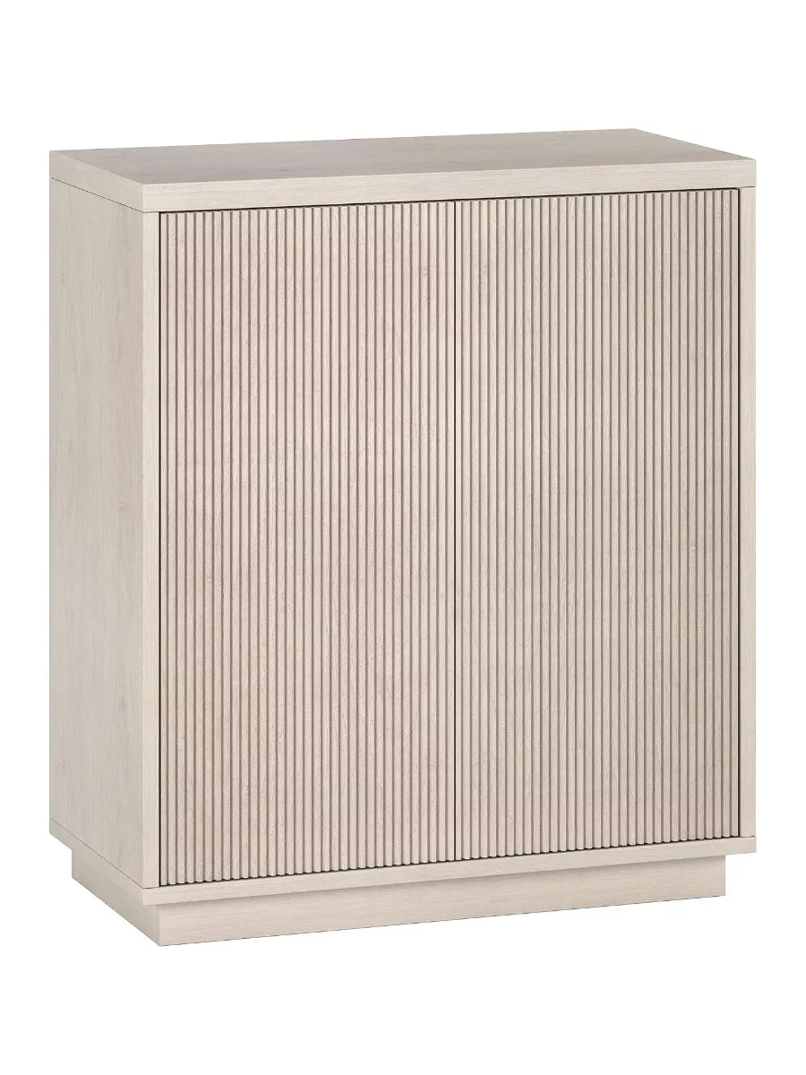 Henn&Hart 28-Inch Fluted Accent Cabinet