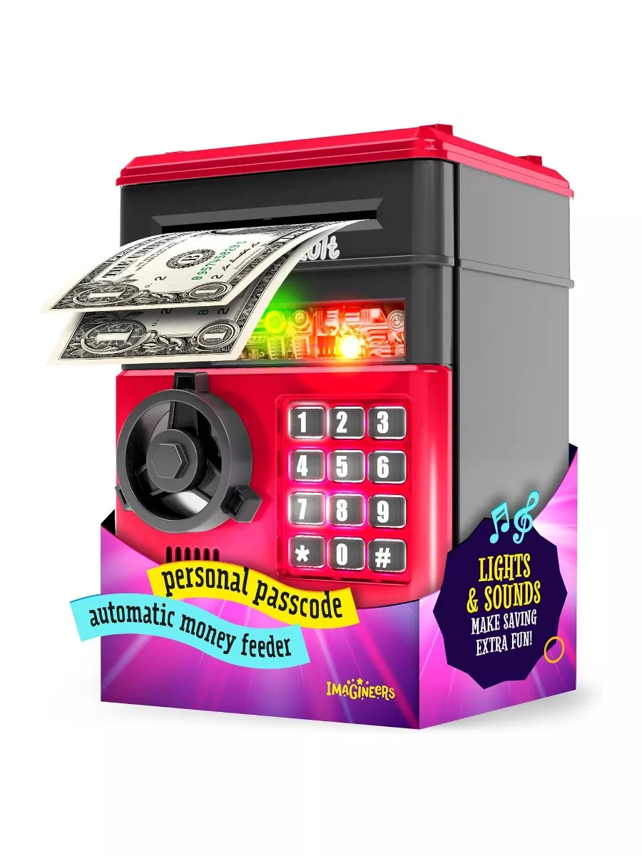 Imagineers Electronic Money Saving Piggy Bank Safe with Code
