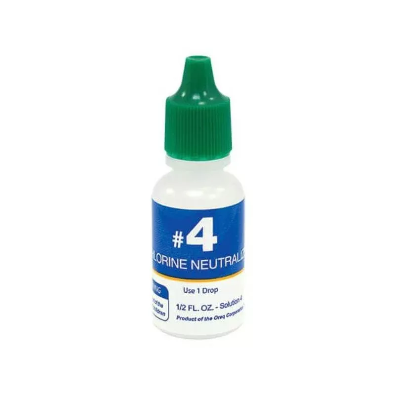 JED POOL TOOLS 00-334-B Chlorine Neutralizer Test Solution 1/2 oz