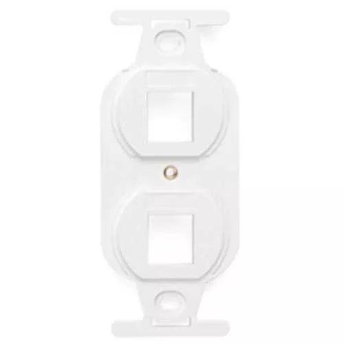 Leviton 41087-2WP QuickPort Duplex Type 106 Insert 2-Port White