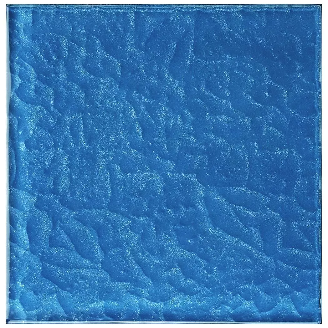 Master Tile SOLSLABLU6 Sole Slate Dark Blue Glass Tile