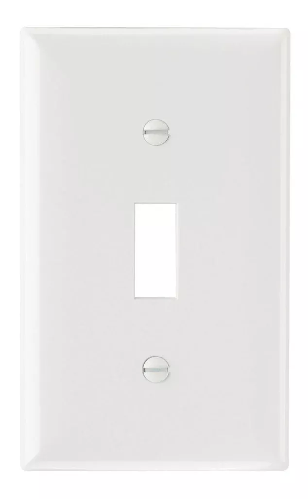 Pass & Seymour SP1W 1Gang Wall Plate Toggle Switch Standard