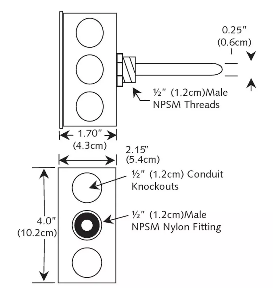 Schneider Electric ETI100-2 Temperature Sensor 2 Immersion