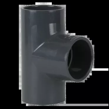 Spears 801-101 Tee Fitting Schedule 80 PVC 3/4X1/2