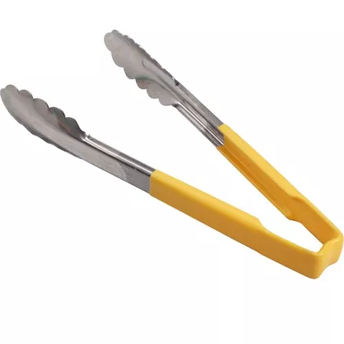 Tong Yel/SS 9.5 in Scallop Grip 31012 for Edlund