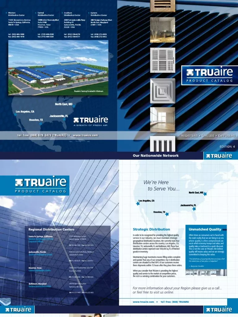 TRUAIRE A501M 08X08 Aluminum Square Ceiling Diffuser