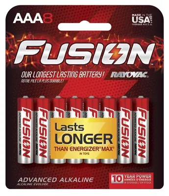 TRUE VALUE 824-8TFUSK RAYO8PK AAA FUS BATTERY