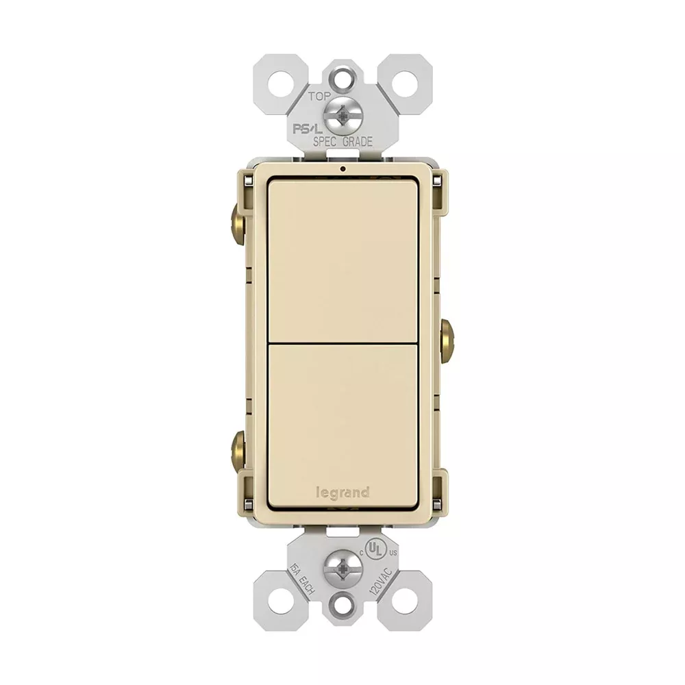 True Value RCD11ICC6 15A IVY 2SP DECO SWITCH
