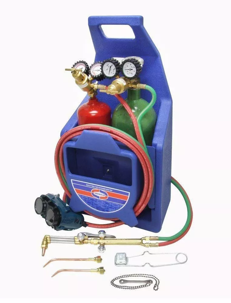 UNIWELD KLC100P Centurion Oxyacetylene Outfit with Carrying Stand