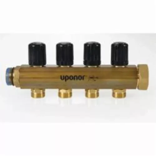 UPONOR A2663222 TruFLOW Jr Modular Manifold (Return), With Isolation Valve, 2 Loop * CLEARANCE *