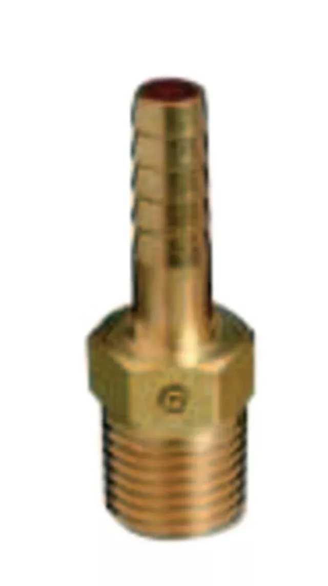Western Enterprises 558 Brass Hose Adaptors NPT Thread/Barb 1/4 in