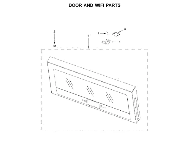 Whirlpool W11186019 Microwave Door