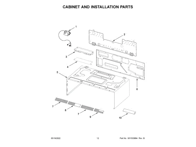 Whirlpool W11322425 Wire-Harness