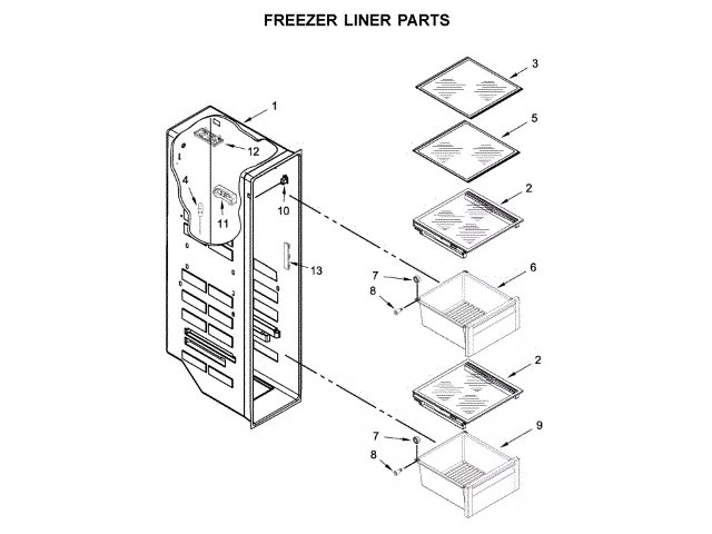 Whirlpool W11340165 Shelf-Glass