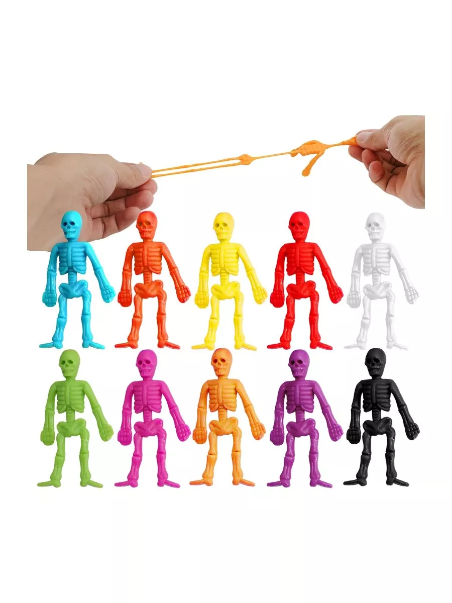 WIQEDOHA Halloween Stretchy Skeleton Toys
