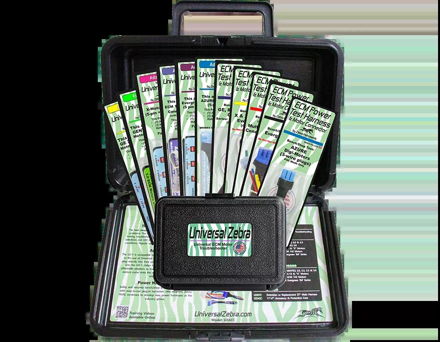 Zebra Instruments UZALL Complete Universal Zebra System - Ecm Motor Tester Plus Accessories