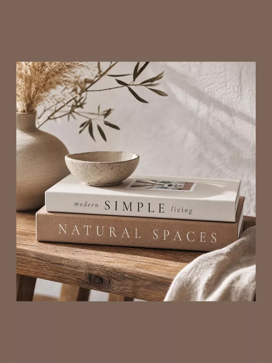 Zicota Beautiful Decorative Books Set of 2
